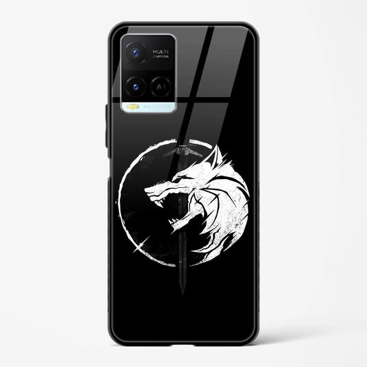 Printed Design Glass Mobile Back Case Compatible for Vivo Y33s TPU Shock - Resistant Soft Edge | 360° Protection - Mypcwala