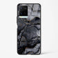 Printed Design Glass Mobile Back Case Compatible for Vivo Y33s TPU Shock - Resistant Soft Edge | 360° Protection - Mypcwala