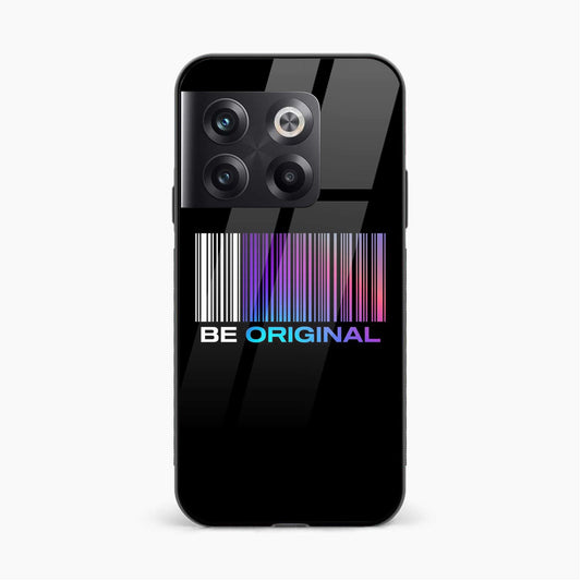 Printed Tempered Glass Back Cover Compatible with OnePlus 10T - Be Original Design Glass Case - Mypcwala