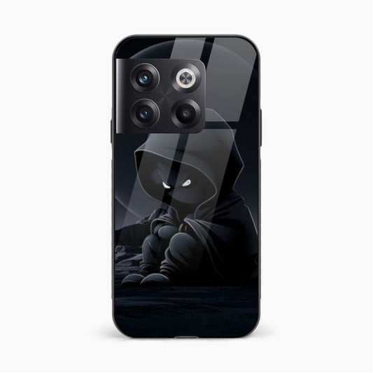 Printed Tempered Glass Back Cover Compatible with OnePlus 10T - Dark Soul New Design Glass Case - Mypcwala