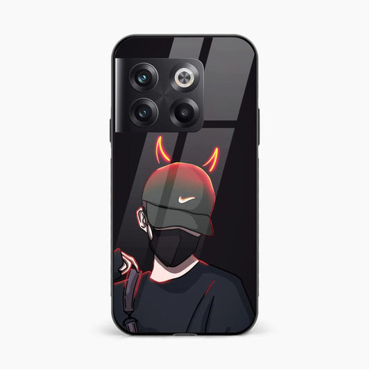 Printed Tempered Glass Back Cover Compatible with OnePlus 10T - Trending Design Glass Case - Mypcwala