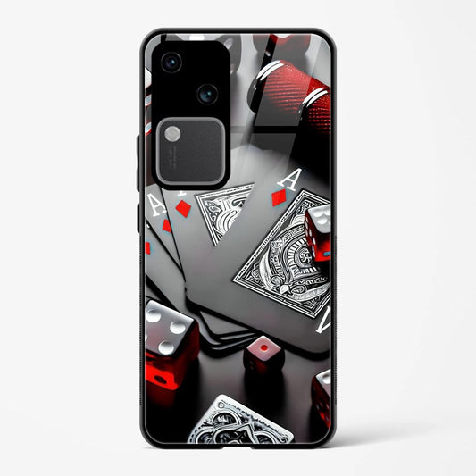 Printed Tempered Glass Back Cover Compatible with Vivo V30 5G - Ikka A Design Follow Your Dreams Real Glass case - DHARM IT PRIVATE LIMITED