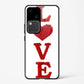 Printed Tempered Glass Back Cover Compatible with Vivo V30 5G - LOVE Design Follow Your Dreams Real Glass case - DHARM IT PRIVATE LIMITED