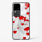 Printed Tempered Glass Back Cover Compatible with Vivo V30 5G - Romantic Valentine’s Day Art & Design Glass Case - DHARM IT PRIVATE LIMITED