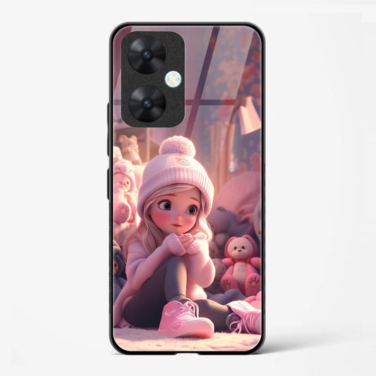 Printed Tempered Glass Mobile Back Case Compatible for Redmi 13C | TPU Shock - Resistant Soft Edge | 360° Protection - Mypcwala