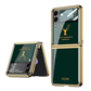 Samsung Galaxy Z Flip 4 Deer Pattern Glass Case | Decorative Protective Cover by mypcwala - Mypcwala