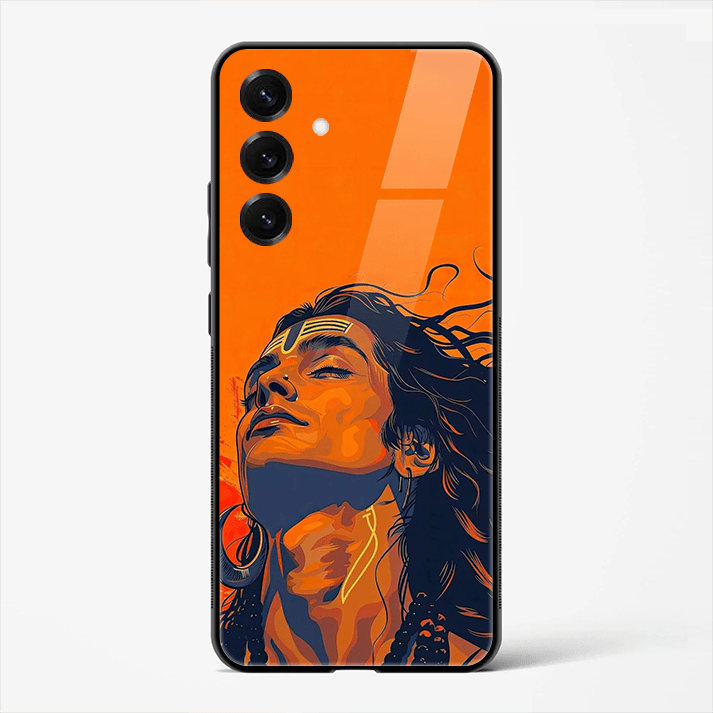 Shiva Trance Premium Glass Phone Cover for Samsung Galaxy S25 - DHARM IT PRIVATE LIMITED