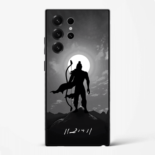 Shree Ram Divine Blessing Premium Glass Phone Cover for Samsung Galaxy S22 Ultra - DHARM IT PRIVATE LIMITED