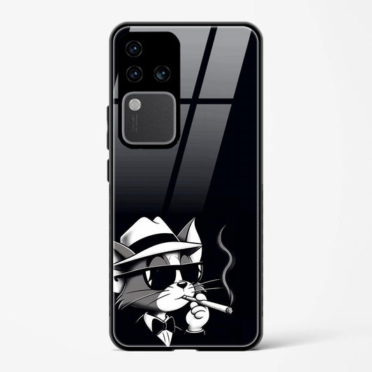 Smoking Tom Design Printed Hard Back Cover Compatible with Vivo V30 Pro 5G Attractive and Uniquely Crafted Smartphone Case - Mypcwala
