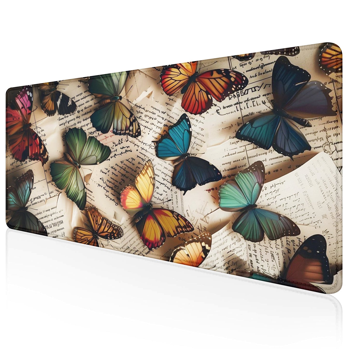 Strich Butterfly Dreams Mouse Pad – Large Extended Desk Mat for Gaming & Office (L, XL, XXL) - Mypcwala