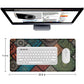 Strich Mandala Pattern Mouse Pad – Large Extended Desk Mat for Gaming & Office (L, XL, XXL) - Mypcwala