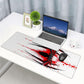 Strich Venom - Inspired Spider Symbol Gaming Mouse Pad – Red & Black Splash Art Extended Desk Mat (L, XL, XXL) - Mypcwala