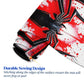 Strich Venom - Inspired Spider Symbol Gaming Mouse Pad – Red & Black Splash Art Extended Desk Mat (L, XL, XXL) - Mypcwala