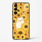 Sunflower Cat Cute Aesthetic Premium Glass Phone Cover for Samsung Galaxy S25 - DHARM IT PRIVATE LIMITED
