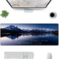 The Best View – Mountain Landscape Stitched Desk Mat | Large Gaming & Office Mouse Pad | Non - Slip Rubber Base | Extended Desk Mat for Laptop & Keyboard - Mypcwala