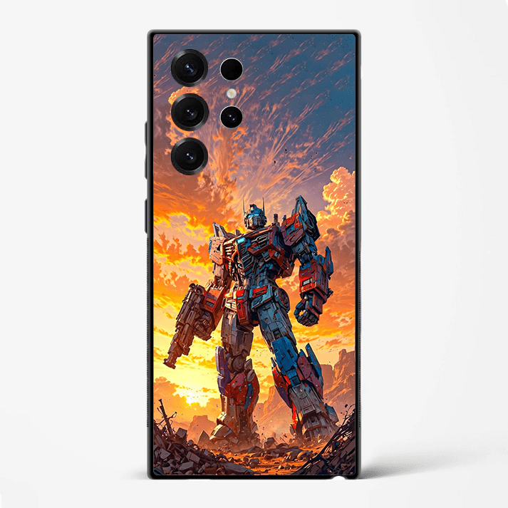 Transformer Warrior Premium Glass Phone Cover for Samsung Galaxy S22 Ultra - DHARM IT PRIVATE LIMITED
