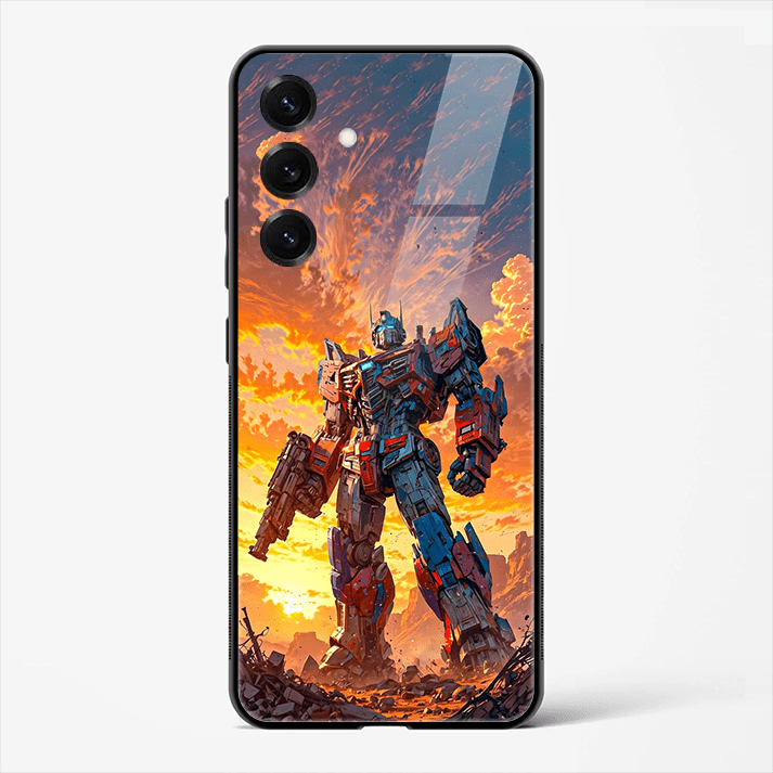 Transformer Warrior Premium Glass Phone Cover for Samsung Galaxy S25 - DHARM IT PRIVATE LIMITED