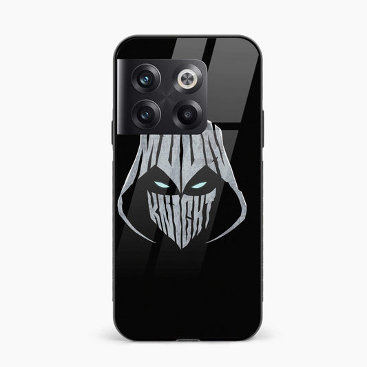 Trending Printed Tempered Glass Back Cover Compatible with OnePlus 10T - Man With Mask Sketch Design Glass Case - Mypcwala