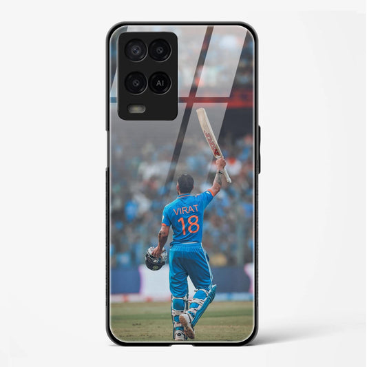 Virat Kohli Printed Back Glass Cover for Compatible with Oppo A54 Attractive and Uniquely Crafted Smartphone Case - Mypcwala